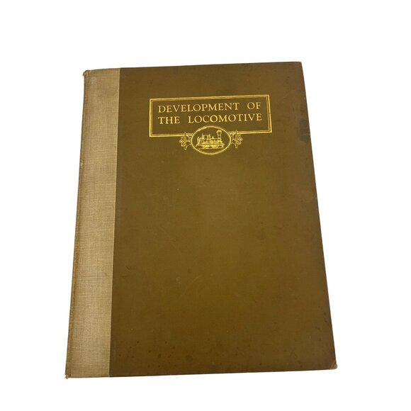 1925 Development of the Locomotive Central Steel Co. Illustrated Hardcover Book - Picture 1 of 10